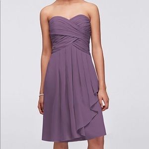 David's Bridal F14847 Wisteria Dress 0